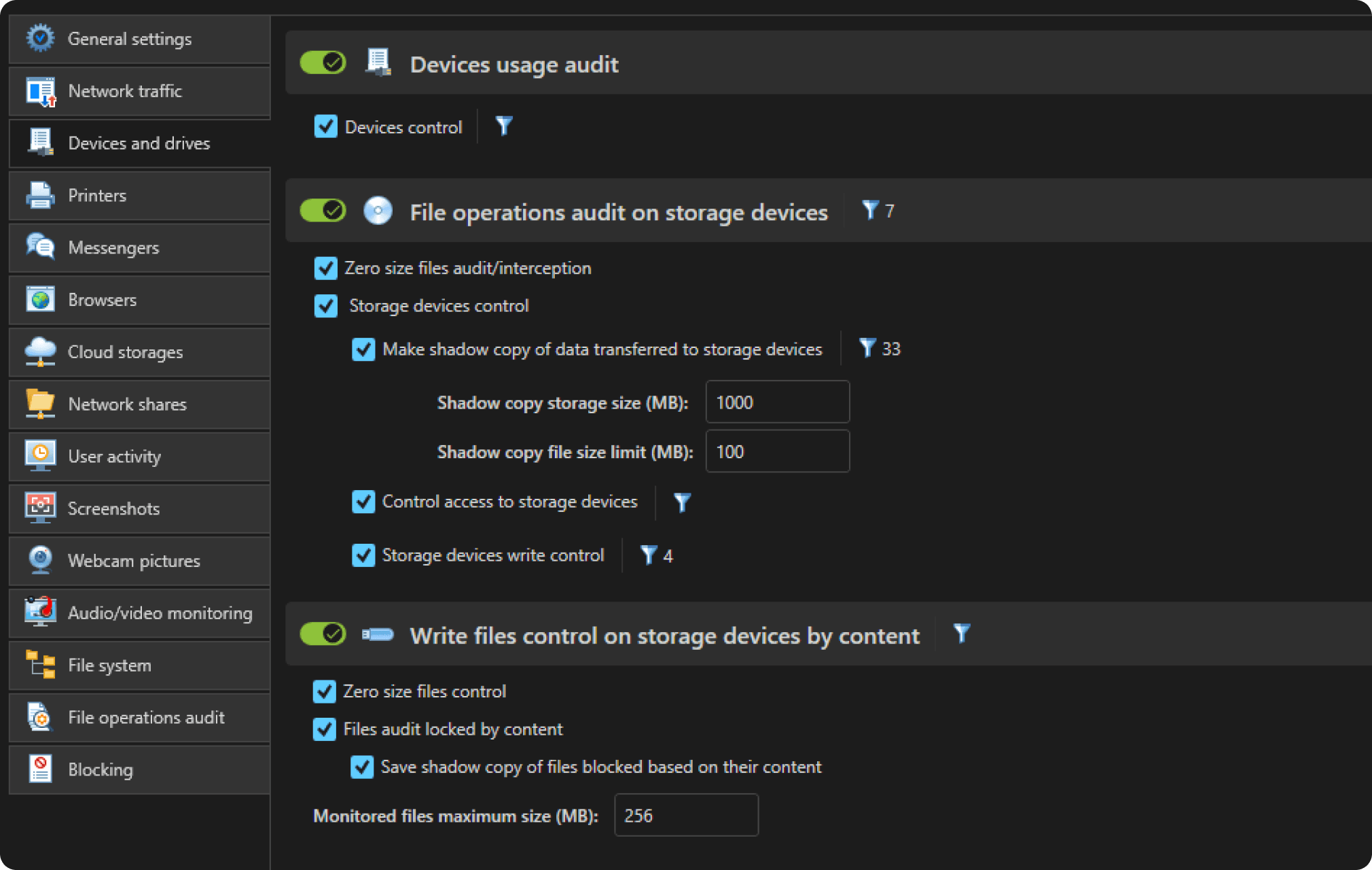 Anexet DLP — Data Loss Prevention and endpoint protection